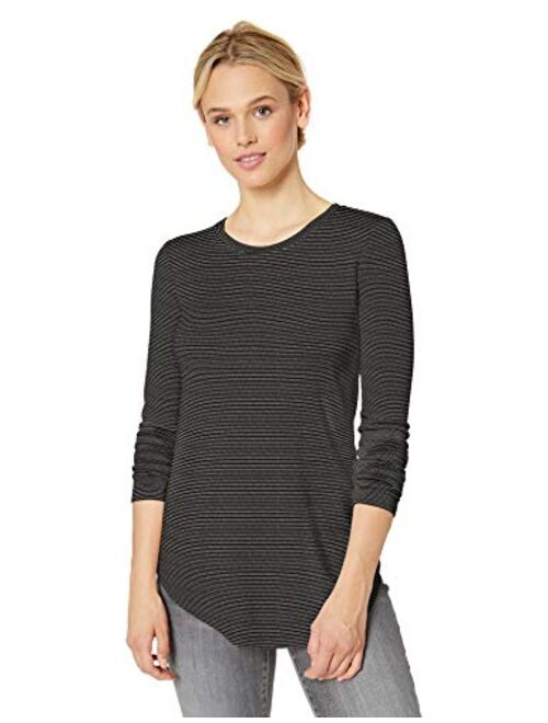 Amazon Brand - Daily Ritual Women's Supersoft Terry Long-Sleeve Shirt with Shirttail Hem