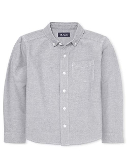 Boys' Uniform Oxford Button Down Shirt