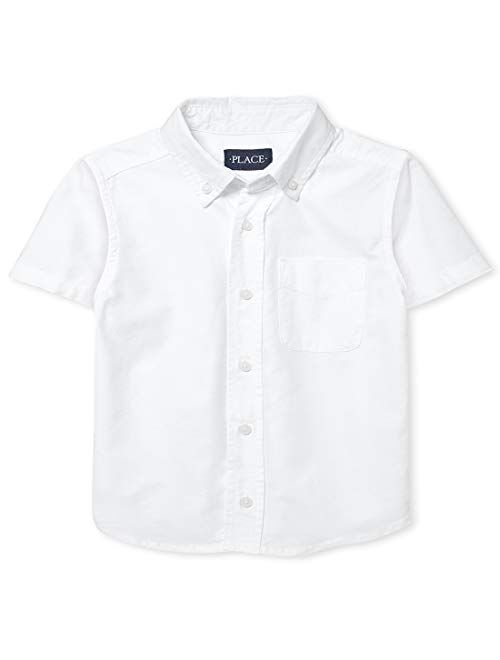 The Children's Place Boys' Uniform Oxford Button Down Shirt