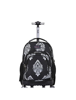 Tilami Rolling Backpack 18 inch Boys and Girls Laptop Weel Backpack