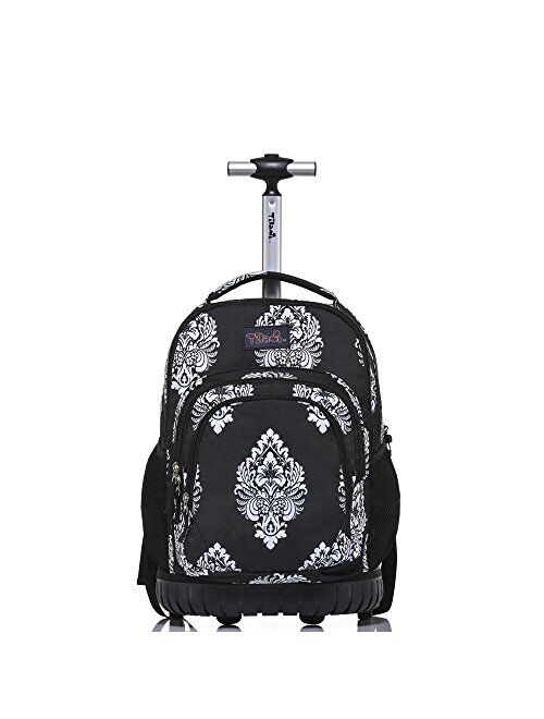 Tilami Rolling Backpack 18 inch Boys and Girls Laptop Weel Backpack