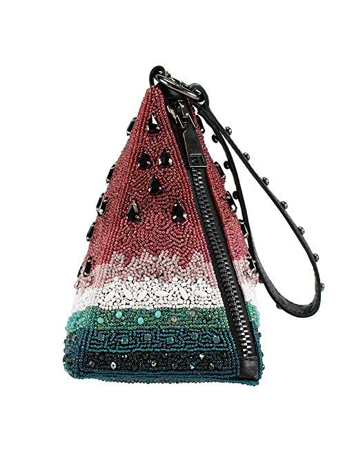 Mary Frances 'One In A Melon' Wristlet Handbag, Multi