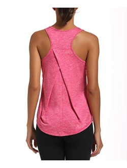 HLXFHB Workout Tank Tops for Women Gym Exercise Athletic Yoga Tops Racerback Sports Shirts