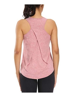 HLXFHB Workout Tank Tops for Women Gym Exercise Athletic Yoga Tops Racerback Sports Shirts