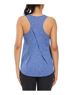 HLXFHB Workout Tank Tops for Women Gym Exercise Athletic Yoga Tops Racerback Sports Shirts