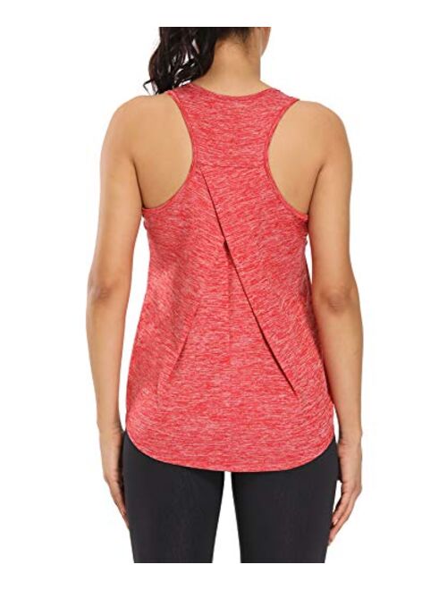 HLXFHB Workout Tank Tops for Women Gym Exercise Athletic Yoga Tops Racerback Sports Shirts