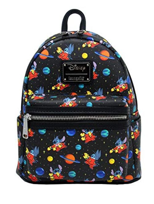 Loungefly x Disney Lilo and Stitch in Space Allover-Print Mini Backpack