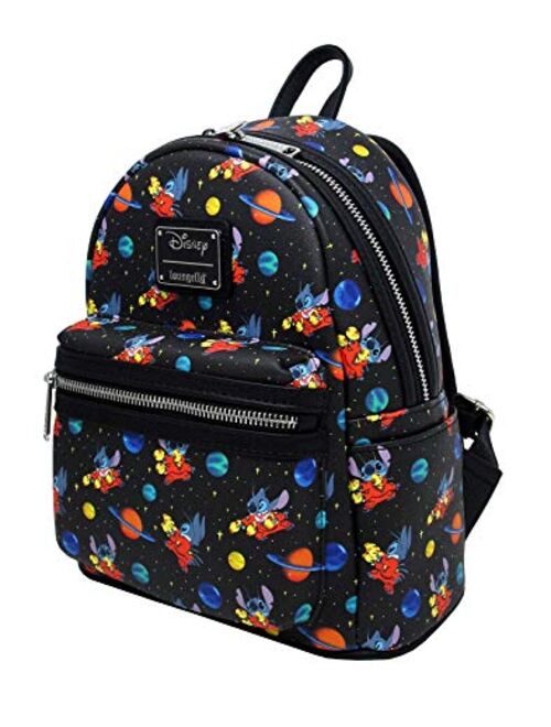 Loungefly x Disney Lilo and Stitch in Space Allover-Print Mini Backpack