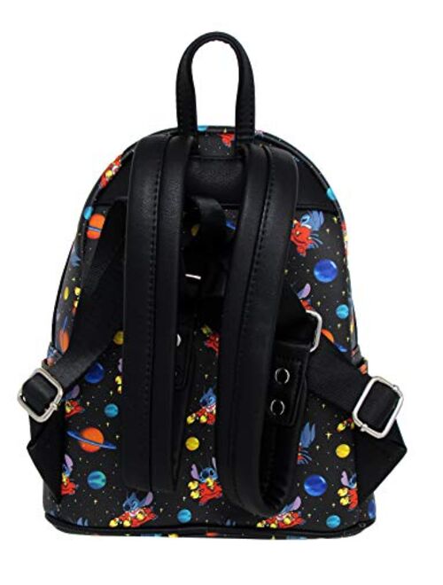 Loungefly x Disney Lilo and Stitch in Space Allover-Print Mini Backpack