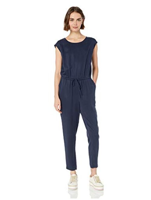 Amazon Brand - Daily Ritual Women's Tencel Short-Sleeve Jumpsuit