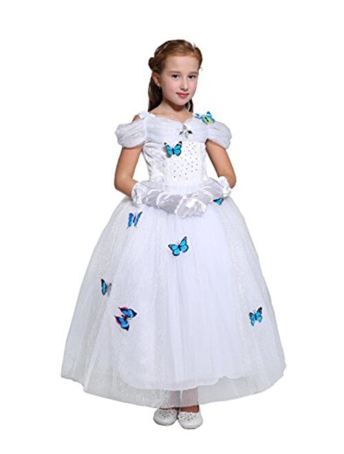 Dressy Daisy Girls Princess Dress Costume Christmas Halloween Fancy Dresses Up Butterfly Size 24M-12