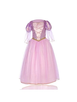 SPUNICOS Deluxe Princess Costume Dress with and Without Accessories Options Available