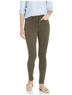 Women's Standard Stretch Sateen High-Rise Skinny-fit Pant