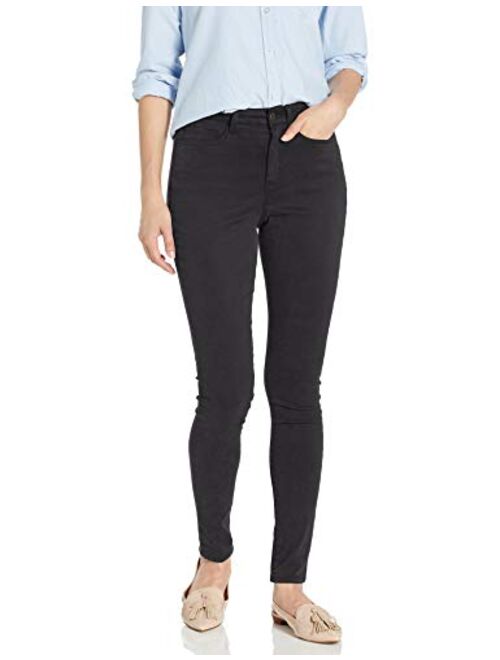 Daily Ritual Women's Standard Stretch Sateen High-Rise Skinny-fit Pant