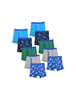 Boys Underwear, 10 Pack Space Boxer Brief, Sizes S-XL