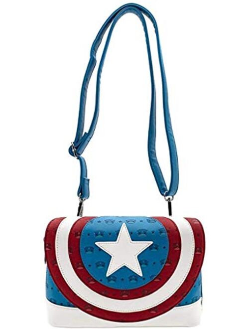 captain america floral loungefly