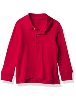 Boys' Uniform Long Sleeve Pique Polo