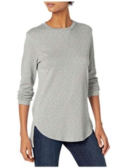 Amazon Brand - Daily Ritual Women's Cotton Modal Stretch Slub 3/4-sleeve Tunic