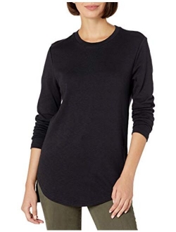 Amazon Brand - Daily Ritual Women's Cotton Modal Stretch Slub 3/4-sleeve Tunic