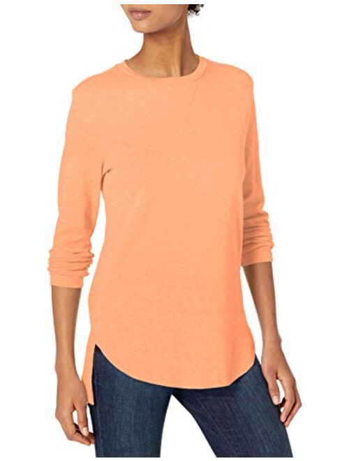 Amazon Brand - Daily Ritual Women's Cotton Modal Stretch Slub 3/4-sleeve Tunic