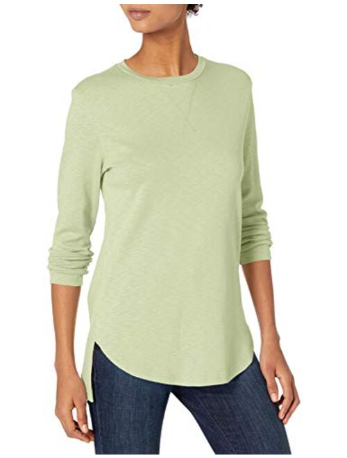 Amazon Brand - Daily Ritual Women's Cotton Modal Stretch Slub 3/4-sleeve Tunic