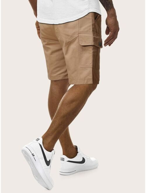 Shein Men Pocket Drawstring Waist Cargo Shorts