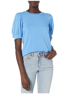 Amazon Brand - Daily Ritual Women's Supersoft Terry Puff-Sleeve Top