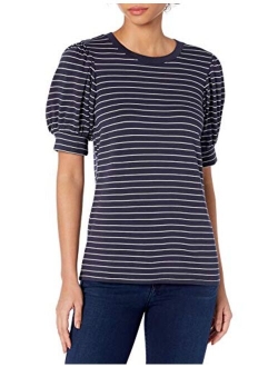 Amazon Brand - Daily Ritual Women's Supersoft Terry Puff-Sleeve Top