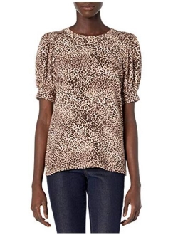 Amazon Brand - Daily Ritual Women's Supersoft Terry Puff-Sleeve Top