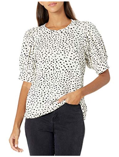 Amazon Brand - Daily Ritual Women's Supersoft Terry Puff-Sleeve Top