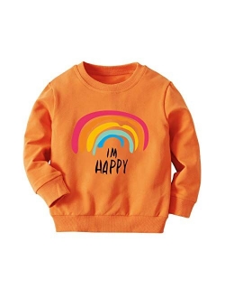 Baby Girls Boys Funny Letter Long Sleeve Sweatshirts Casual Mamas Mini Girls Pullover Fall Winter Clothes