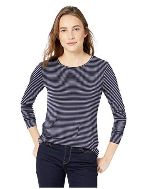 Daily Ritual Women's Standard Jersey Long-Sleeve Crew Neck Shirt