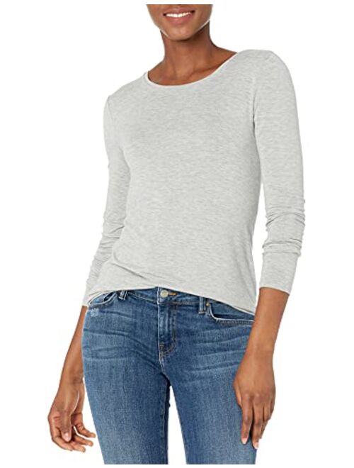 Daily Ritual Women's Standard Jersey Long-Sleeve Crew Neck Shirt