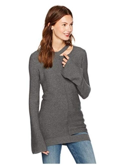 Women's Long-Sleeve Cutout Sweater