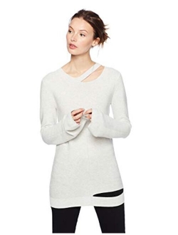 Women's Long-Sleeve Cutout Sweater