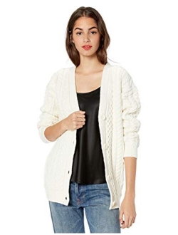 Women's Boyfriend Cable Cardigan