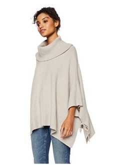 Women's Cozy Cowl Neck Poncho