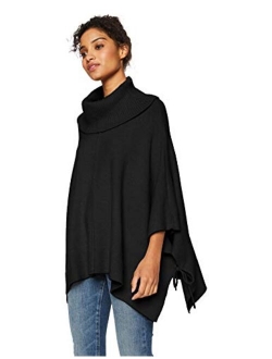 Women's Cozy Cowl Neck Poncho