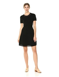 Women's Fit-and-Flare Knit Dress