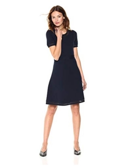 Women's Fit-and-Flare Knit Dress