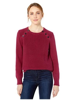 Women's Raglan Shaker Stitch Pullover