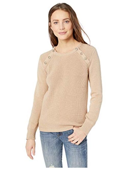 Cable Stitch Women's Raglan Shaker Stitch Pullover