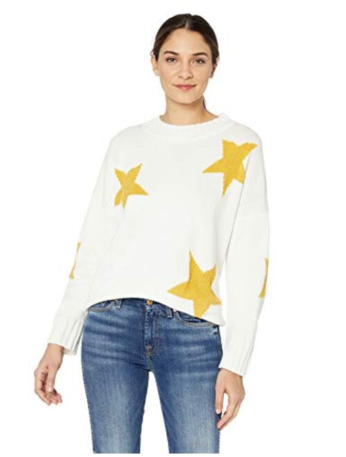 Cable Stitch Women's Intarsia Star Sweater