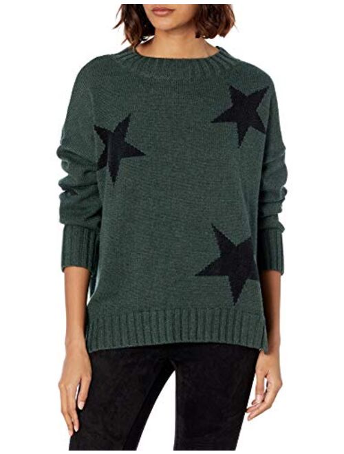 Cable Stitch Women's Intarsia Star Sweater