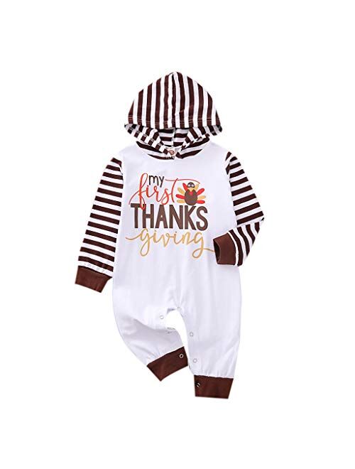 Multitrust Newborn Baby Girls Boys My First Halloween Christmas One Piece Romper Jumpsuit Holiday Onesie Outfit