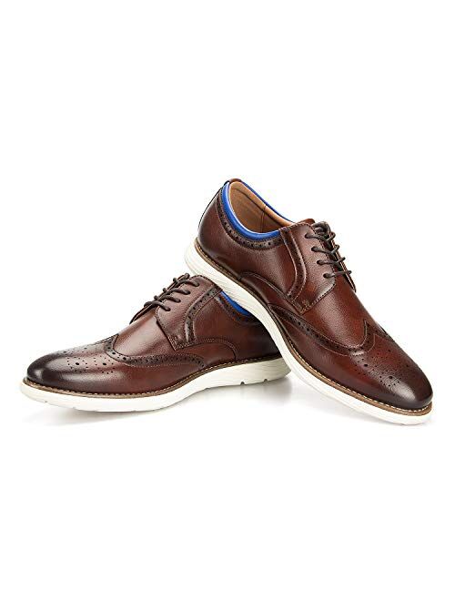 JITAI Mens Oxford Shoes Casual Dress Shoes for Men Lightweight Lace Up Fashion Shoes