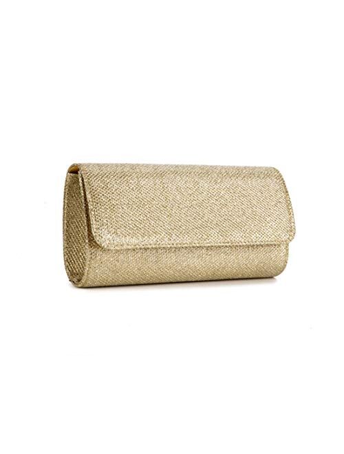 Nodykka Clutch Purses For Women Evening Bags Sparkling Shoulder Envelope Party Cross Body Handbags