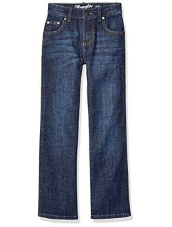 Authentics Boys' Little Retro Slim Fit Straight Leg Jean