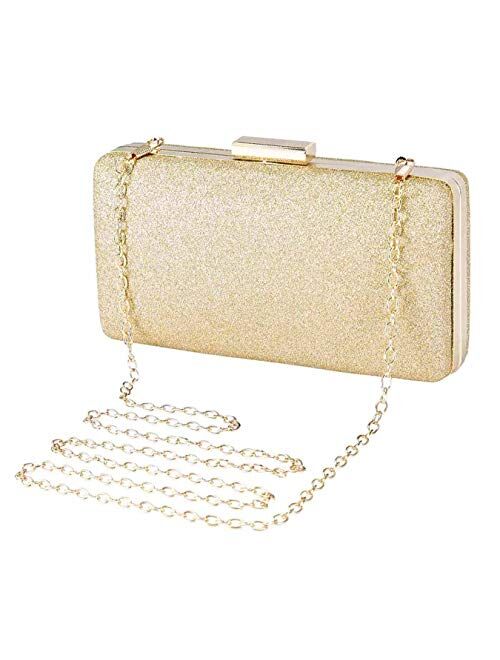 Selighting Glitter Clutch Evening Bags for Women Formal Bridal Wedding Clutches Purses Prom Cocktail Party Handbags