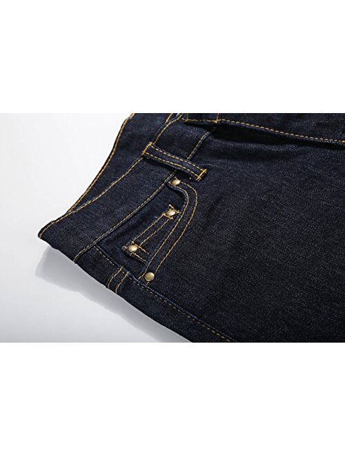 UNACOO Toddler and Boy's Regular Fit Jeans Classic Stretch Straight Denim Jeans (Age 3-12 Years)